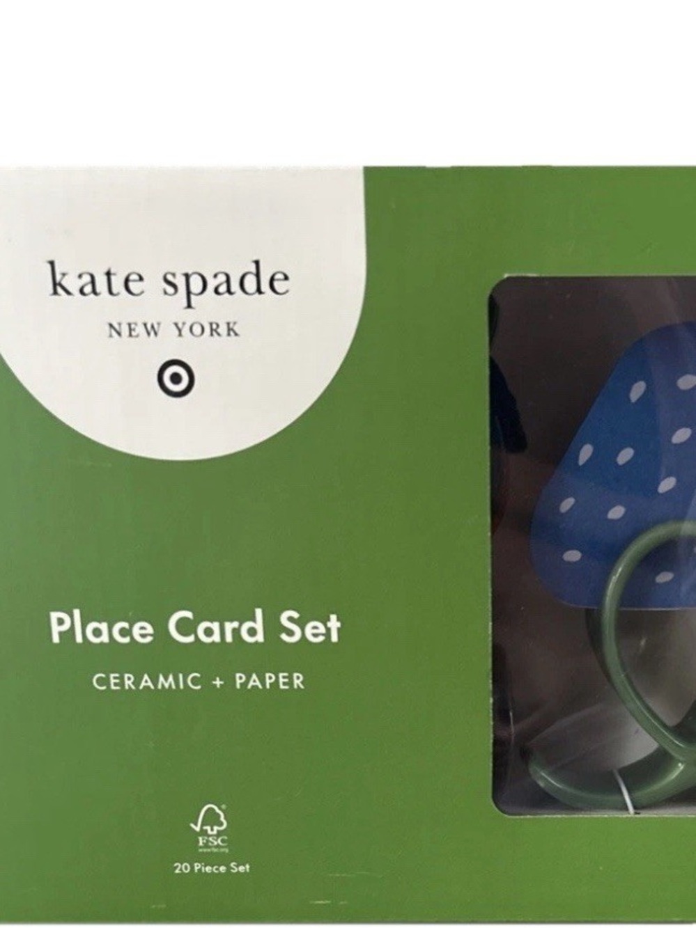Kate Spade New York X Target Ceramic Place Card Holders Set - New